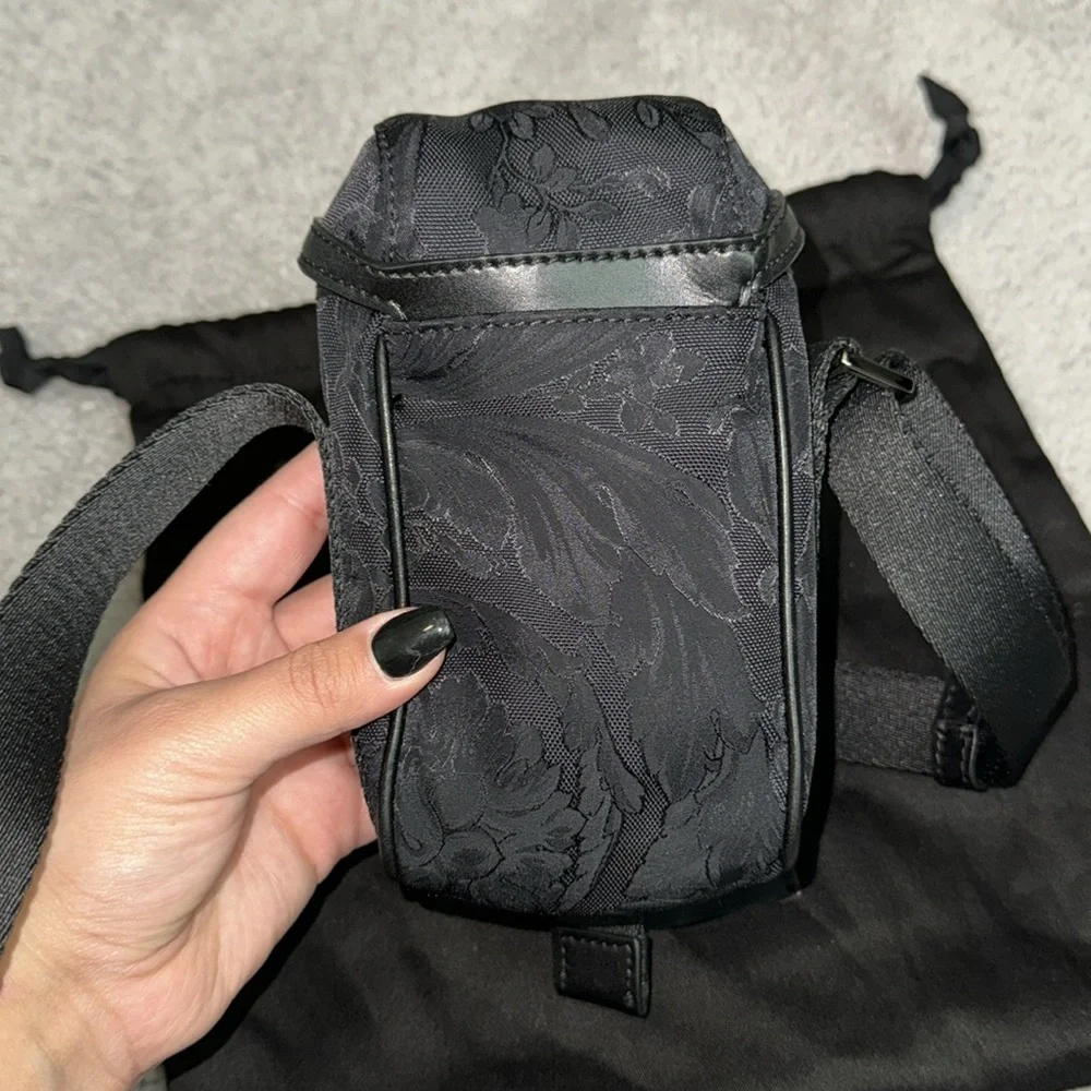 Versace Nylon Barocco Phone Crossbody!
